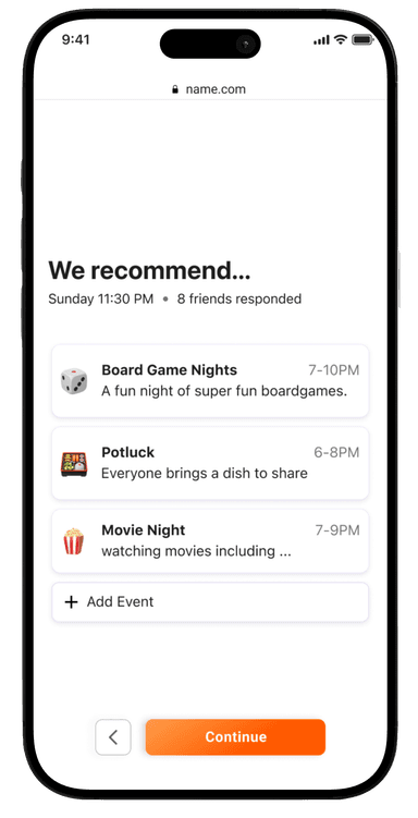 Chill Hangouts App Screenshot